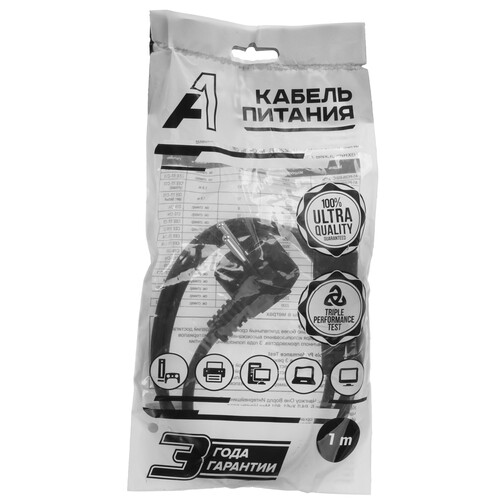 Купить Кабель питания A1 IEC C13 - CEE 7/7  5617906. Характеристики, отзывы и цены в Донецке