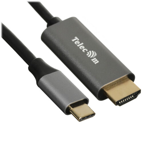 Купить Кабель однонаправленный Telecom USB-C - HDMI, 1.8 м  5471448. Характеристики, отзывы и цены в Донецке