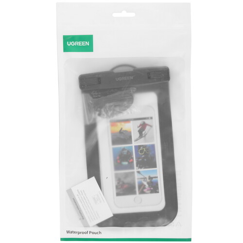 Купить Аквакейс  Ugreen Waterproof Pouch для любых моделей 6.5" черный/прозрачный  9179060. Характеристики, отзывы и цены в Донецке