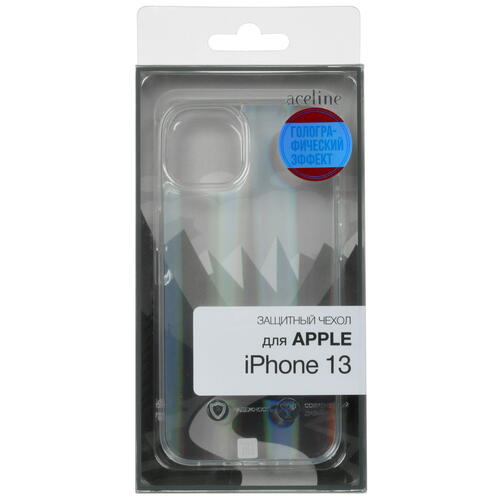 Купить Накладка  Aceline Rainbow для Apple iPhone 13 прозрачный  4844424. Характеристики, отзывы и цены в Донецке