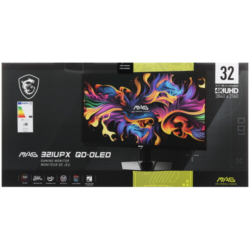Купить 31.5" Монитор MSI MAG 321UPX QD-OLED черный  5620907. Характеристики, отзывы и цены в Донецке