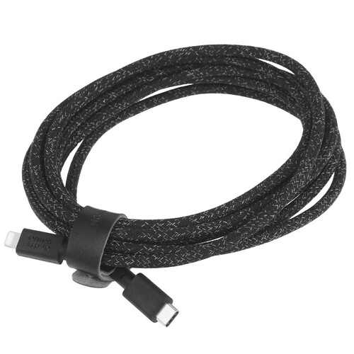 Купить Кабель круглый Native Union Lightning 8-pin MFI - USB Type-C черный 3 м  5466047. Характеристики, отзывы и цены в Донецке