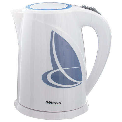 Купить Электрочайник SONNEN KT-1767 белый  8116160. Характеристики, отзывы и цены в Донецке