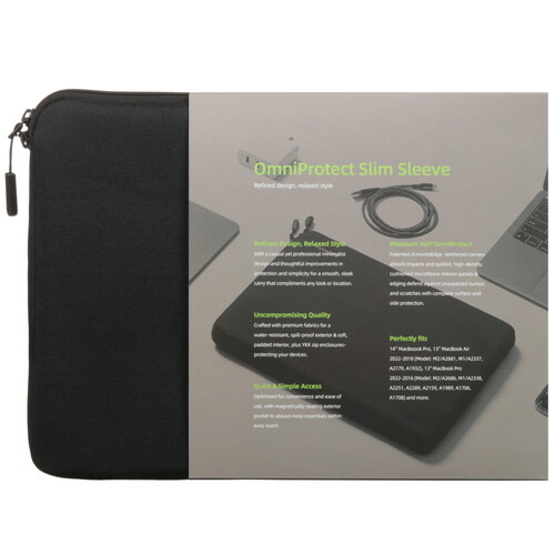 Купить 14" Чехол Innostyle S112BLK-14 черный  5486489. Характеристики, отзывы и цены в Донецке