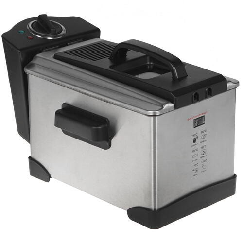 Купить Фритюрница GFgril GFF-M2500 MASTER COOK серебристый  8142848. Характеристики, отзывы и цены в Донецке