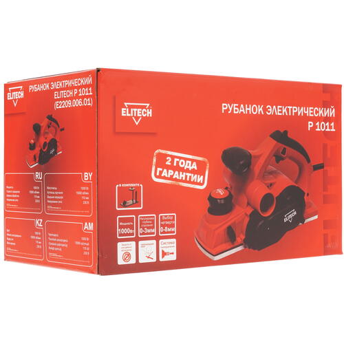 Купить Электрорубанок Elitech Р 1011  9088445. Характеристики, отзывы и цены в Донецке