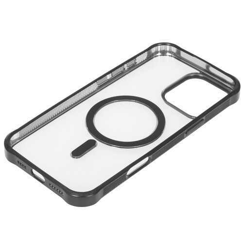 Купить Накладка  ONZO Antishock-E MagSafe для Apple iPhone 16 Pro Max черный/прозрачный  9241834. Характеристики, отзывы и цены в Донецке