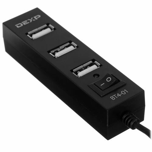 Купить USB-разветвитель DEXP BT4-01  1018378. Характеристики, отзывы и цены в Донецке