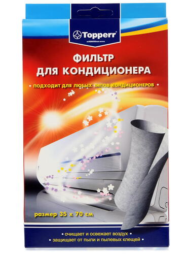 Купить Фильтр для кондиционеров Topperr FC 1 [универсальный, 35x70 см]  0178628. Характеристики, отзывы и цены в Донецке