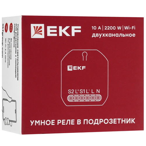 Купить Умное реле EKF Connect ssh-2g-wf  5490598. Характеристики, отзывы и цены в Донецке