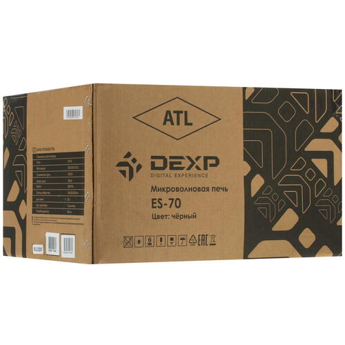 Купить Микроволновая печь DEXP ES-70 черный  4797146. Характеристики, отзывы и цены в Донецке