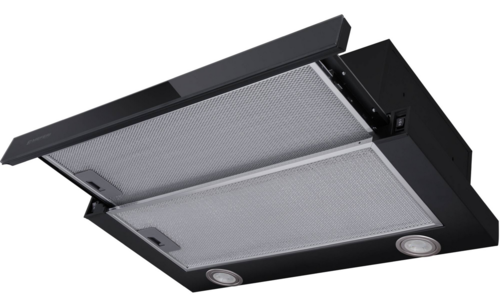 Купить Вытяжка телескопическая Meferi SLIDEBOX60BK GLASS ULTRA черный/черный  9202542. Характеристики, отзывы и цены в Донецке