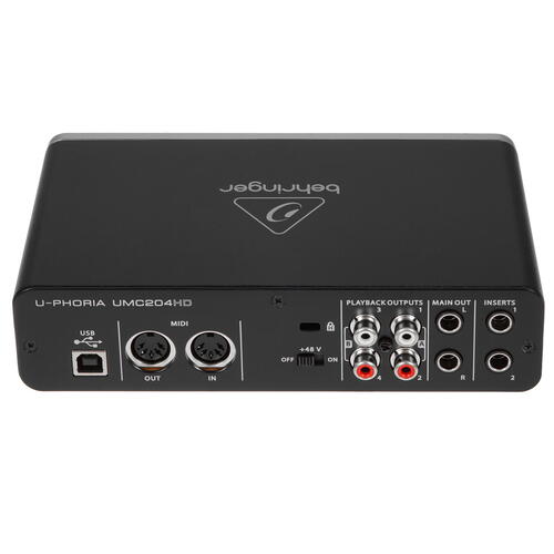 Купить Внешняя звуковая карта BEHRINGER UMC204HD  4876702. Характеристики, отзывы и цены в Донецке