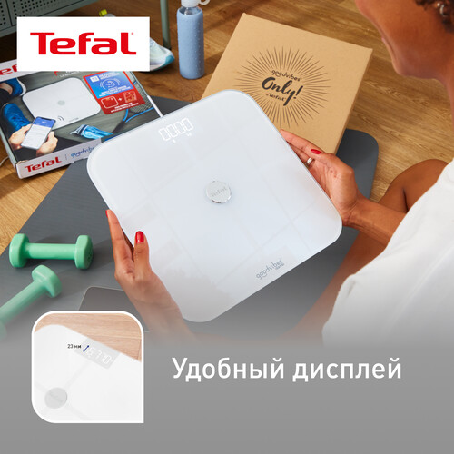 Купить Весы Tefal Goodvibes Sport белый  9211803. Характеристики, отзывы и цены в Донецке