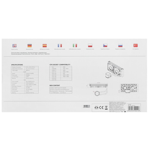 Купить Система охлаждения Xilence Performance A+ LiQuRizer LQ240 черная  4892564. Характеристики, отзывы и цены в Донецке