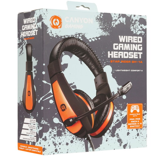 Купить Проводные наушники Canyon Star Raider GH-1A черный 2019  9134171. Характеристики, отзывы и цены в Донецке