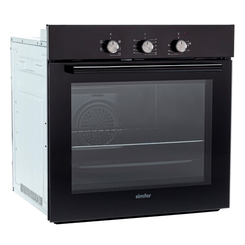 Купить Электрический духовой шкаф Simfer B6EB16001 черный  9240915. Характеристики, отзывы и цены в Донецке