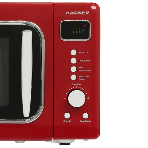 Купить Микроволновая печь Harper HMW-20ST04 Red красный  9196916. Характеристики, отзывы и цены в Донецке