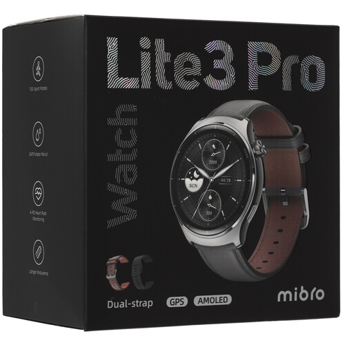 Купить Смарт-часы Mibro Lite 3 Pro + доп. ремешок  5602933. Характеристики, отзывы и цены в Донецке