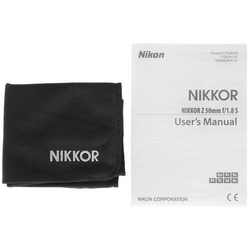 Купить Объектив Nikon NIKKOR Z 50mm f/1.8 S  5065504. Характеристики, отзывы и цены в Донецке