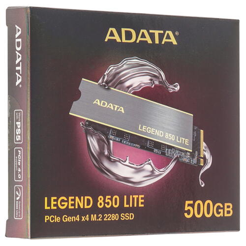 Купить 500 ГБ M.2 NVMe накопитель ADATA LEGEND 850 LITE [ALEG-850L-500GCS]  5449383. Характеристики, отзывы и цены в Донецке