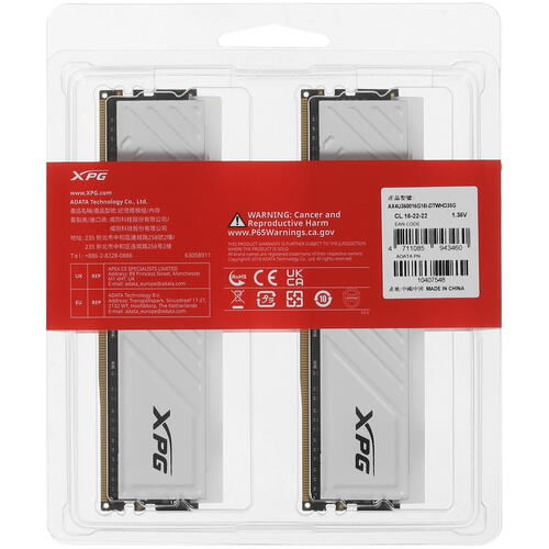 Купить Оперативная память ADATA XPG SPECTRIX D35G RGB [AX4U360016G18I-DTWHD35G] 32 ГБ  5433603. Характеристики, отзывы и цены в Донецке