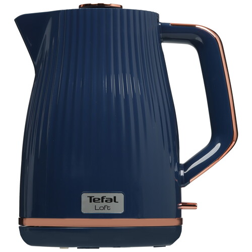 Купить Электрочайник Tefal Loft KO251430 синий  9225084. Характеристики, отзывы и цены в Донецке