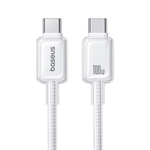 Купить Кабель круглый Baseus USB Type-C - USB Type-C белый 2 м  5627672. Характеристики, отзывы и цены в Донецке