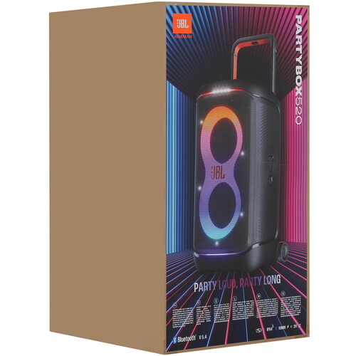 Купить Портативная аудиосистема JBL PARTYBOX 520, черный  5618923. Характеристики, отзывы и цены в Донецке
