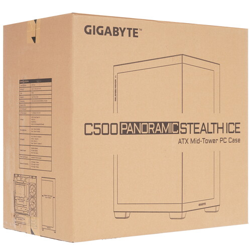 Купить Корпус GIGABYTE C500 PANORAMIC STEALTH ICE  5611542. Характеристики, отзывы и цены в Донецке