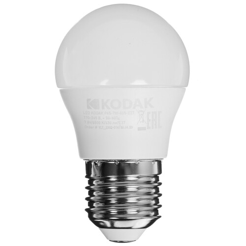 Купить Комплект светодиодных ламп Kodak P45-7W-865-E27  9305932. Характеристики, отзывы и цены в Донецке