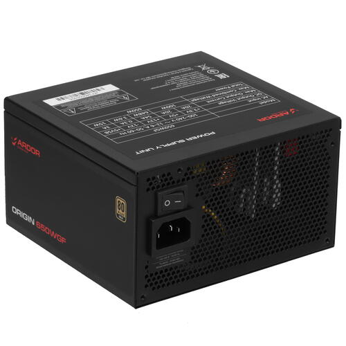 Купить Блок питания ARDOR GAMING ORIGIN 650WGF  черный  9031865. Характеристики, отзывы и цены в Донецке
