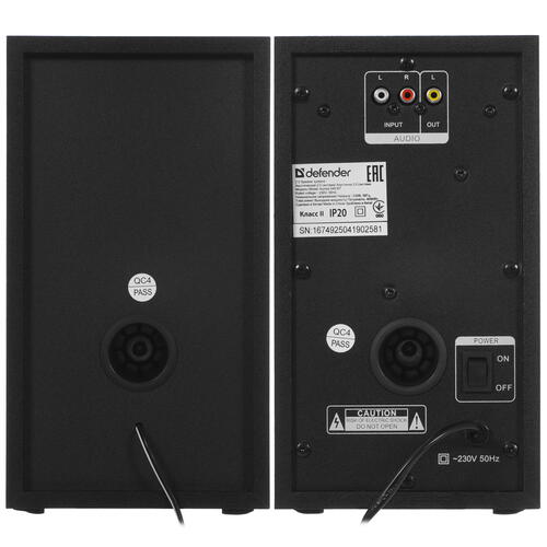 Купить Колонки Defender Aurora S40 BT черный  5358803. Характеристики, отзывы и цены в Донецке