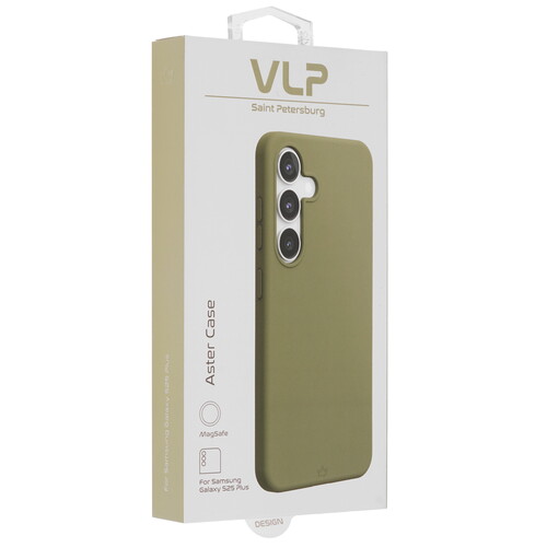 Купить Накладка  VLP Aster Case для Samsung Galaxy S25+ зеленый  5613319. Характеристики, отзывы и цены в Донецке