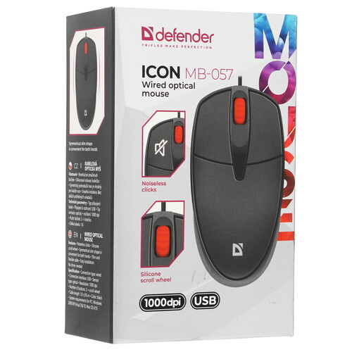 Купить Мышь проводная Defender Icon MB-057  9040752. Характеристики, отзывы и цены в Донецке