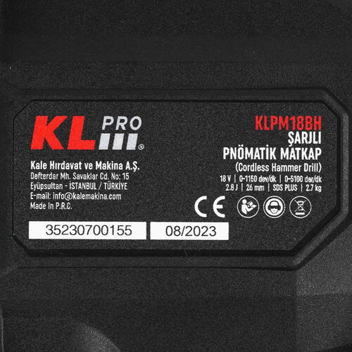 Купить Перфоратор KLPRO KLPM18BH-20  9153455. Характеристики, отзывы и цены в Донецке