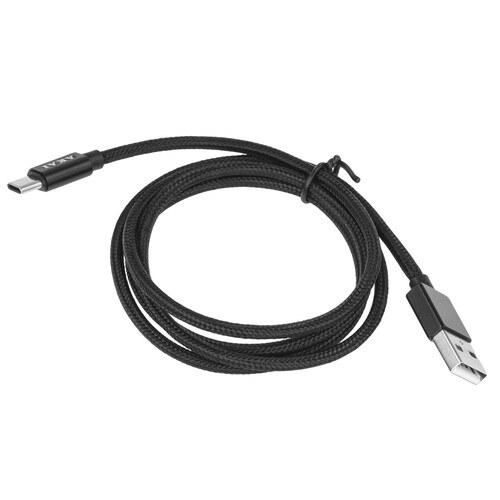 Купить Кабель круглый AKAI USB Type-C - USB 2.0 Type-A черный 1 м  9221294. Характеристики, отзывы и цены в Донецке