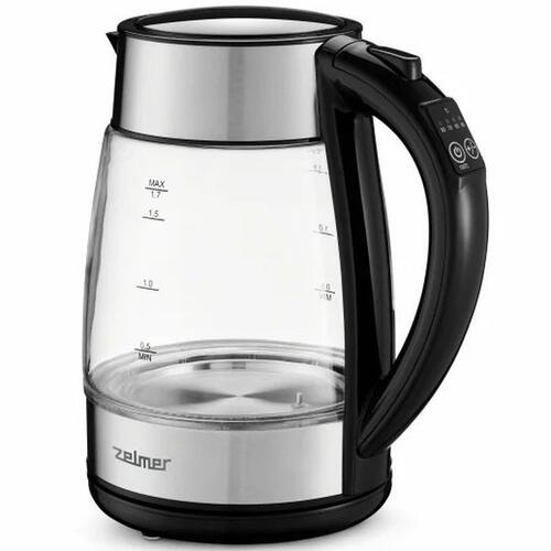 Купить Электрочайник ZELMER ZCK8026 черный  5354029. Характеристики, отзывы и цены в Донецке