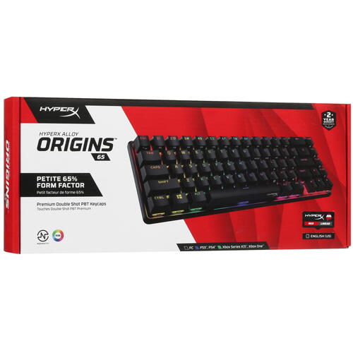 Купить Клавиатура  проводная HyperX Alloy Origins 65  5406770. Характеристики, отзывы и цены в Донецке