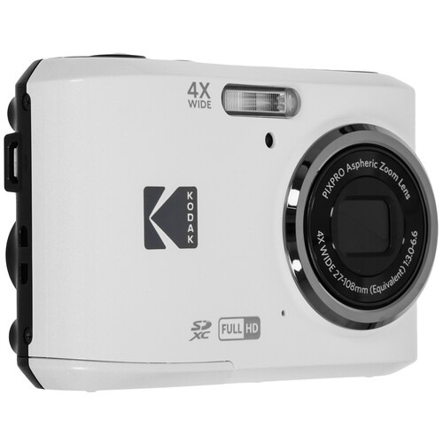 Купить Компактный фотоаппарат Kodak FZ45 белый  5468007. Характеристики, отзывы и цены в Донецке