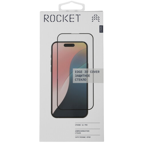 Купить Защитное стекло Rocket для экрана Apple iPhone 16 Pro  5474338. Характеристики, отзывы и цены в Донецке