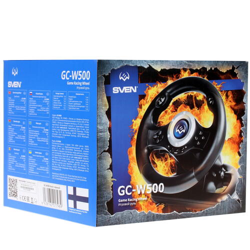 Купить Руль SVEN GC-W500 черный  1348385. Характеристики, отзывы и цены в Донецке