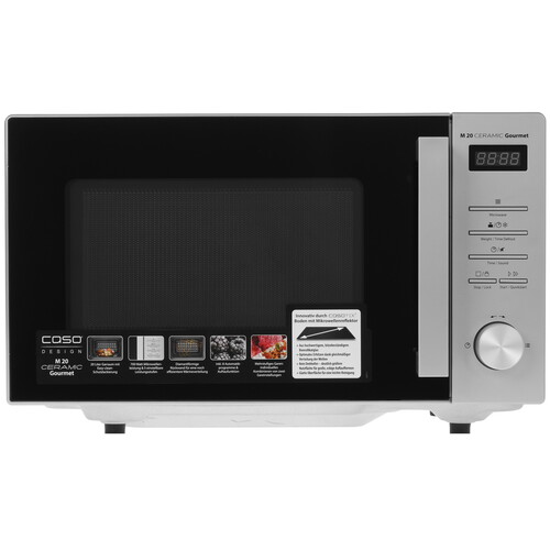 Купить Микроволновая печь CASO M 20 Ceramic Gourmet серебристый  9195540. Характеристики, отзывы и цены в Донецке