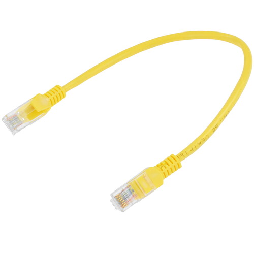 Купить Патч-корд ExeGate UTP-RJ45-RJ45-5e-0.3M-YL  8188437. Характеристики, отзывы и цены в Донецке