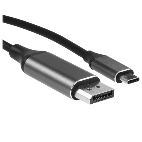 Купить Кабель однонаправленный VCOM USB Type-C - DisplayPort, 1.8 м  5471492. Характеристики, отзывы и цены в Донецке