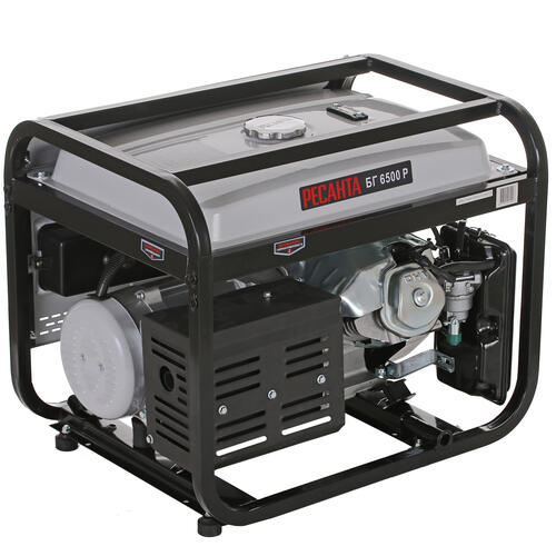 Купить Электрогенератор   бензиновый Ресанта БГ 6500 Р  8160747. Характеристики, отзывы и цены в Донецке
