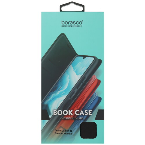 Купить Чехол-книжка  BoraSCO Book Case для Tecno CAMON 40 Premier 5G черный  5624741. Характеристики, отзывы и цены в Донецке