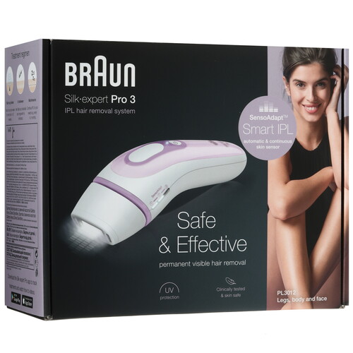 Купить Фотоэпилятор Braun SILK-EXPERT PRO 3 PL3012  5635030. Характеристики, отзывы и цены в Донецке