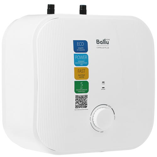 Купить Водонагреватель электрический Ballu BWH/S 15 Capsule Plus U  5365399. Характеристики, отзывы и цены в Донецке