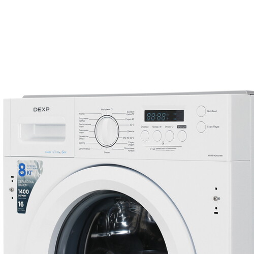 Купить Встраиваемая стиральная машина DEXP WB-F814DMA/WW  5474275. Характеристики, отзывы и цены в Донецке